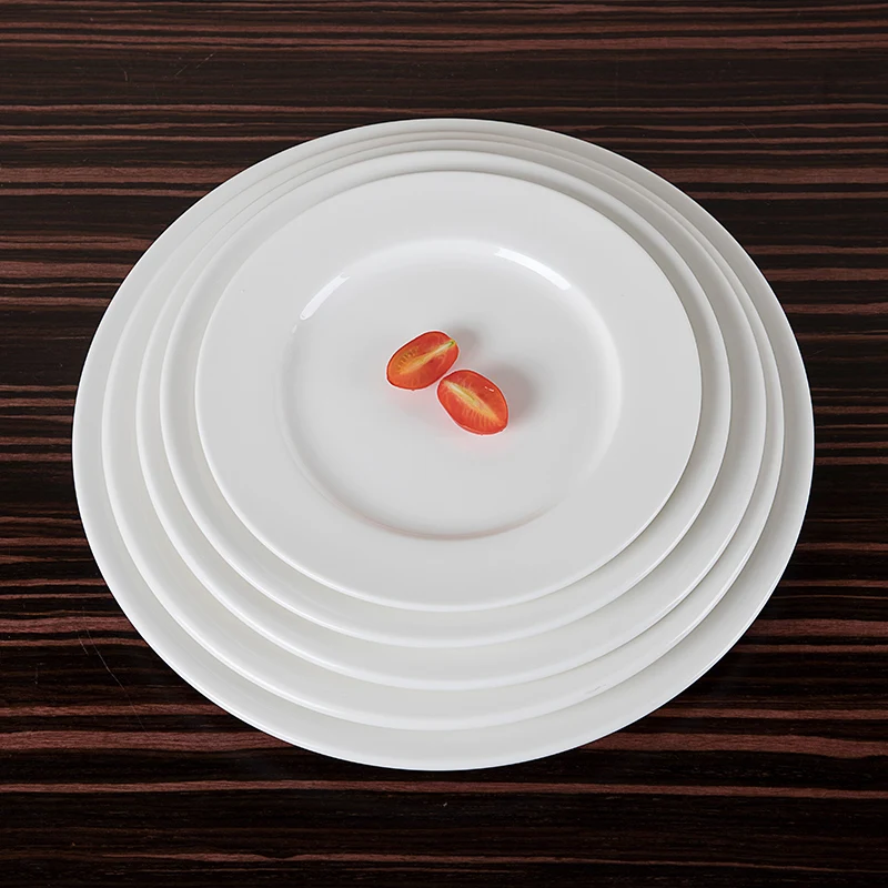 20 Years Experience White Round Ceramic Manufacture Antique Plate Porcelain Best Dish For Restaurant