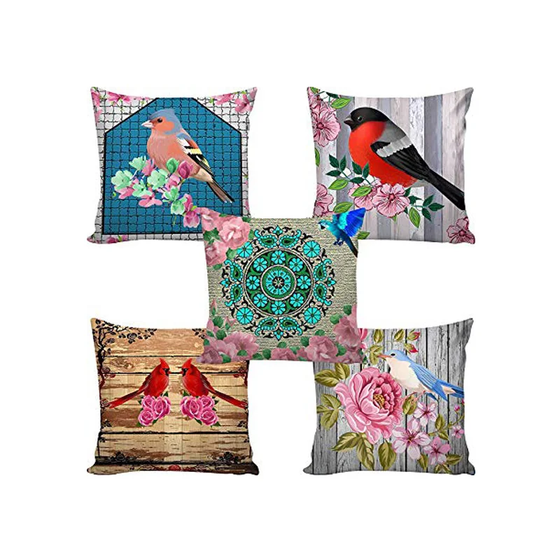 Top Selling Cushion Cover  Modern Design Home Decorative Custom Digital Printed Cotton Pillow Cases Cushion Cover