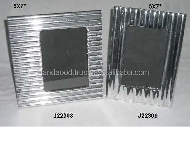 Picture Photo Frame, Cast Aluminum Photo Frame with Mirror Polish Home Decor Metal Photo Frame