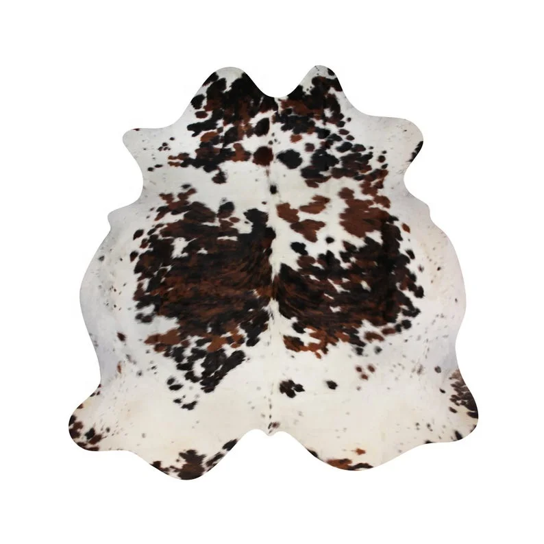 Cow Hide Rug - Tricolor Cowhide Rug - Premium Cowhide Rug HDE-0068