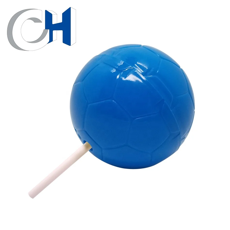 Популярные красочные пластиковые PP футбольный мяч конфеты сюрприз яйцо