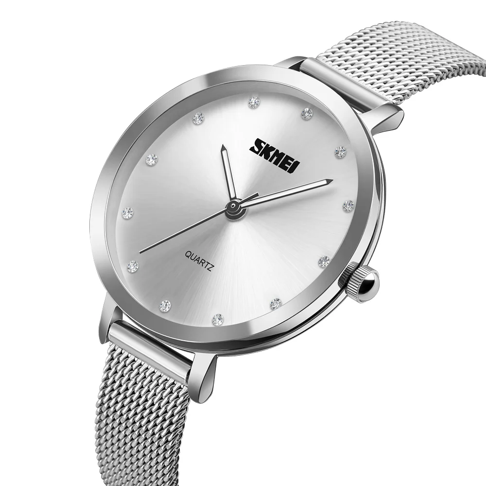 Add to CompareShare Rose gold luxury diamond inlay alloy watch women quartz stainless steel back sr626sw attractive watches