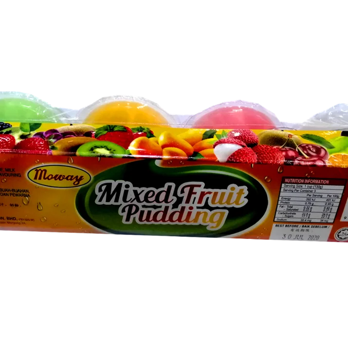 
Delicious and Hot Sale Mixed Fruit Pudding 4 IN 1 