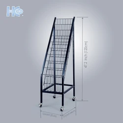 Metal magazine rack