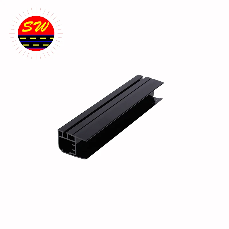 Extrusion Plastic PVC/PP/PE Cold Extrusion Hardness Plastic Profile Panel for Office Desk/Curtain Rod