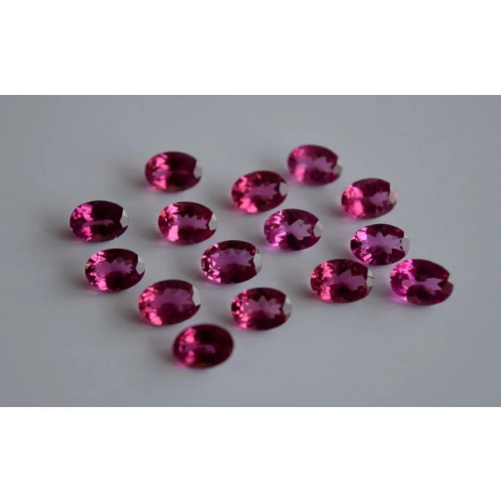 
 Натуральные камни Ruby lite tourmaline Овальной Огранки  
