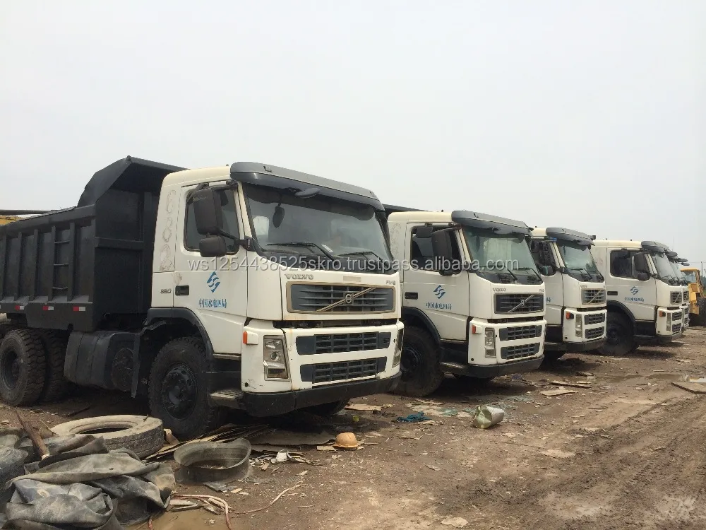 korea made used volvo fm12 dump truck for sale