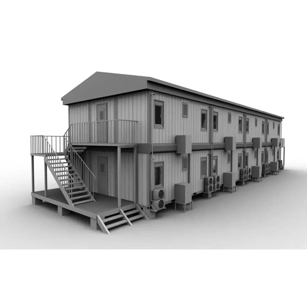 China Easy Assembled Steel Prefabricated Building Prefab Storage Units Ready Made House In India