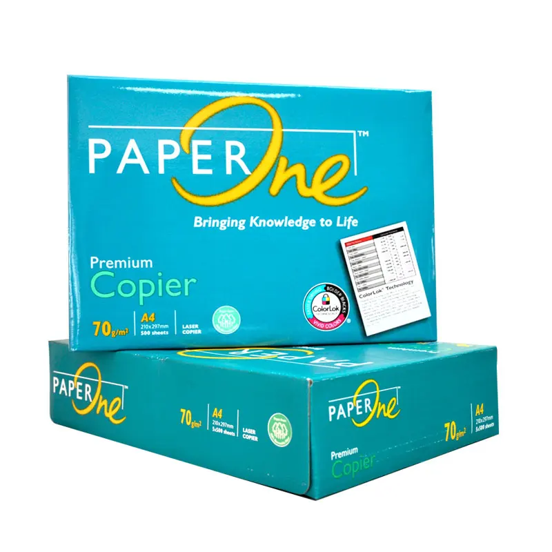 Оригинальная бумага PaperOne A4 One 80 GSM 70 г копировальная бумага/копировальная 75gsm / Double A продажи из Таиланда