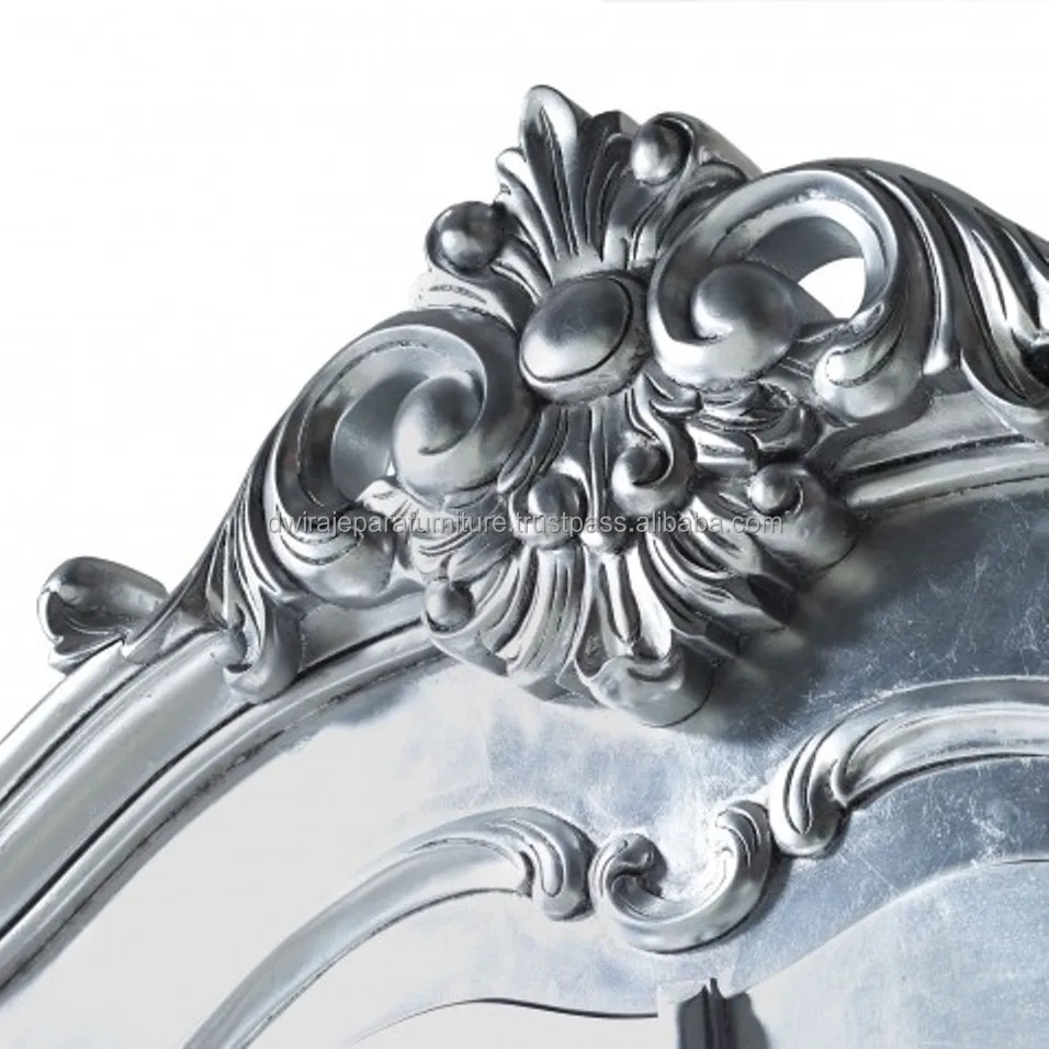 Bedroom Furniture Classic Silver Wardrobe Antique Style