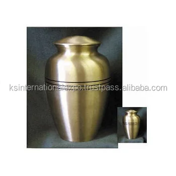 Хит продаж оптовая продажа урн для кремации по индивидуальному заказу новый дизайн металлические урны похоронные принадлежности людей самые Твердые