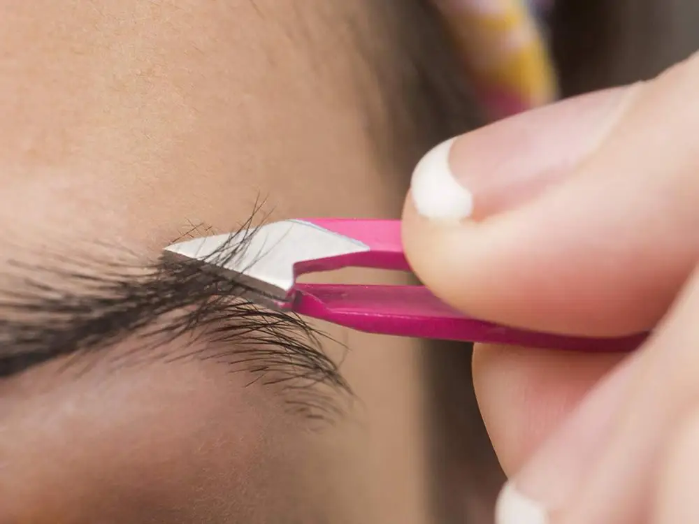 Лидер продаж профессиональный набор на заказ пинцет для бровей из 4 предметов длинный и заостренный с чехлом 2024