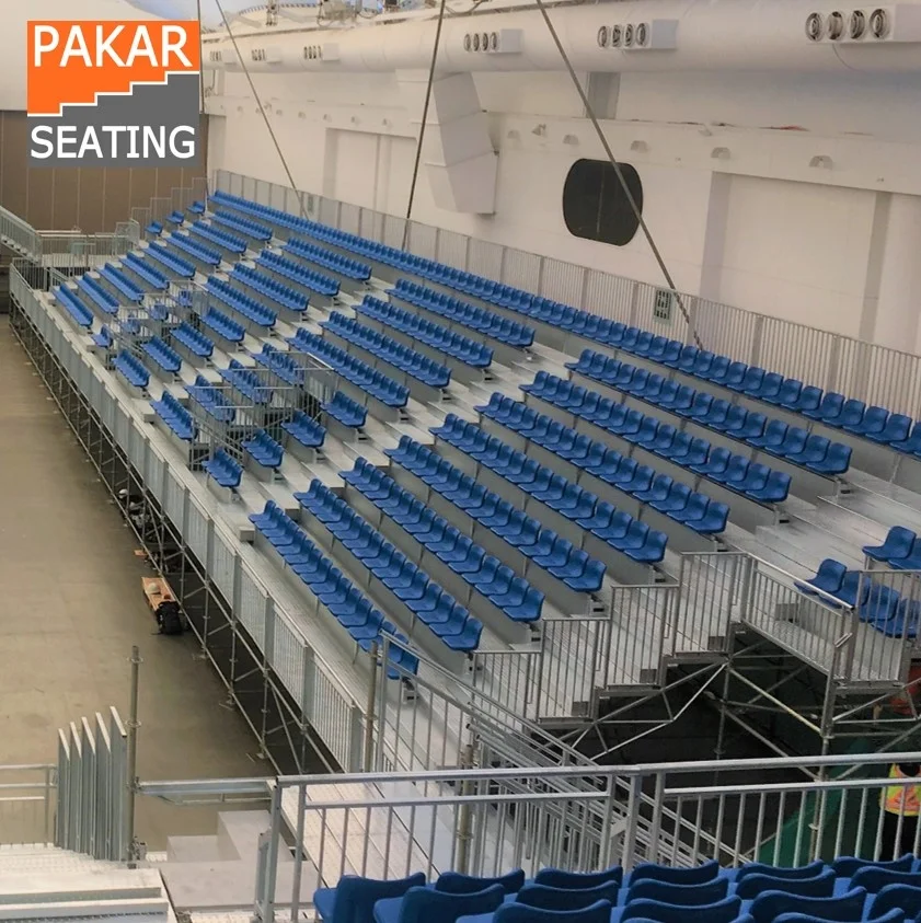 
Arena sports tribune for indoor basketball, volleyball, handball 