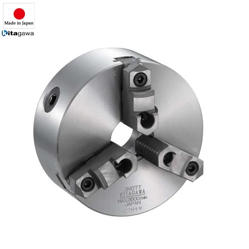Japanese high accuracy scroll lathe chuck JN-T series produced by Kitagawa