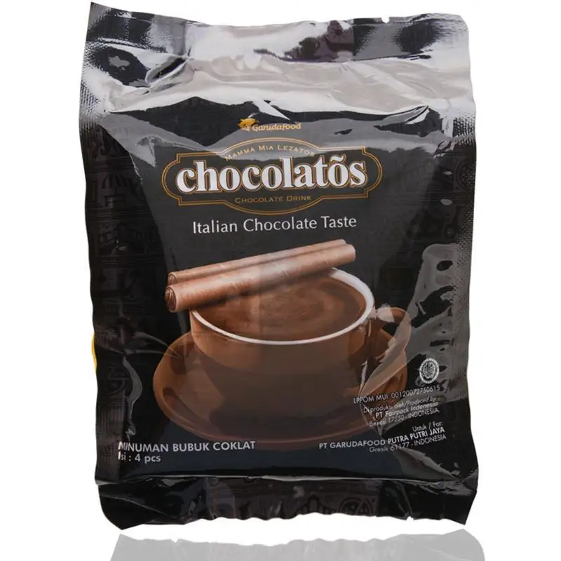 
CHOCOLATOS Instant Chocolate Powder 20 x 25gr | Indonesia Origin | Cheap popular instant coffee with strong non acidic flavour 
