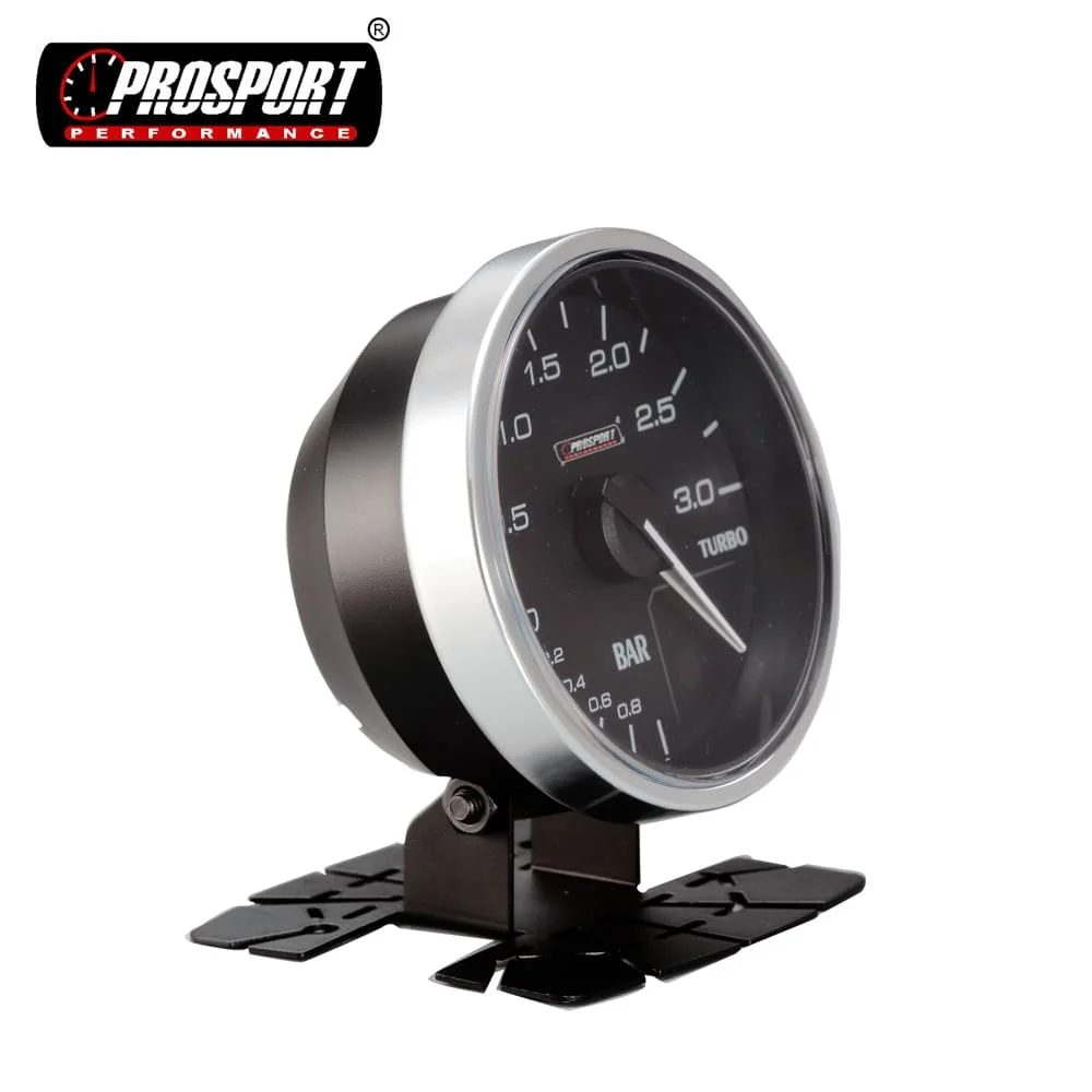 universal 52mm white and amber color LED display 50 - 150 Celsius oil temp temperature gauge for automobile car vehicle tuning