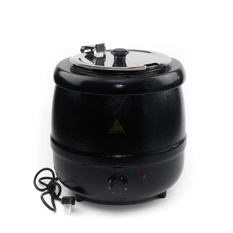 
Stainless Steel Buffet Electric High Volume Heating Soup Kettle, Soup Warming Pot 