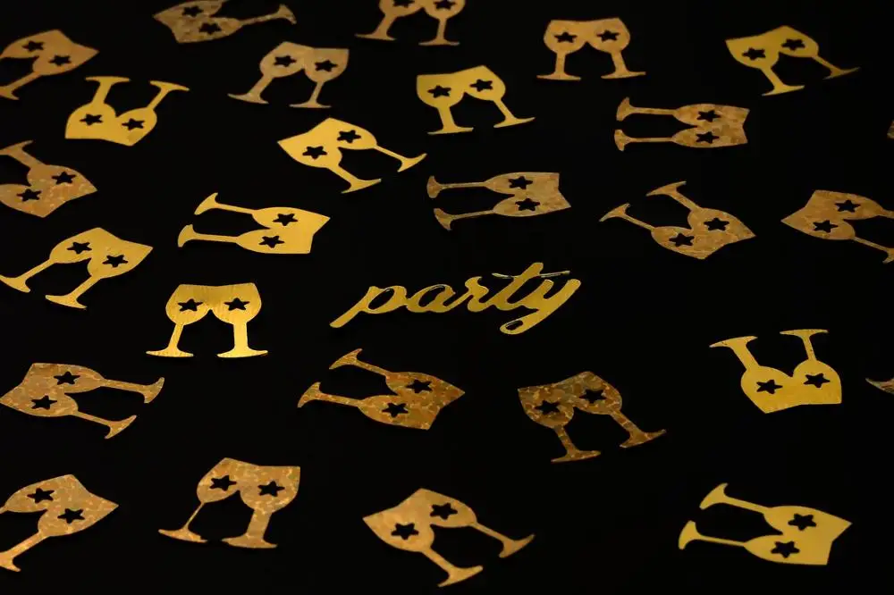 Glitter Paper DIY Decoration Wedding Invitations