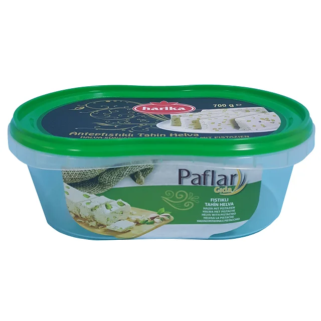 DOK700 Special Design 700ml Tamper Evident PP IML Container & PP IML Lid for Food (Ice Cream Cheese Yogurt Halva...) Packaging
