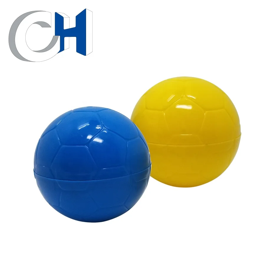 Популярные красочные пластиковые PP футбольный мяч конфеты сюрприз яйцо