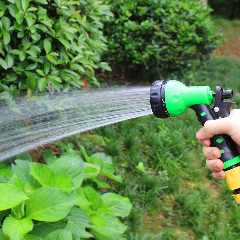 Plastic 7 function water spray gun for garden