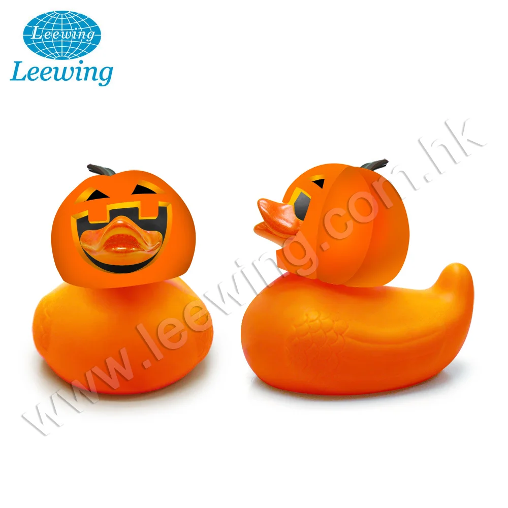 Creative Festival Promo Gift Vinyl Pumpkin Halloween Duck Costume Rubber Duck