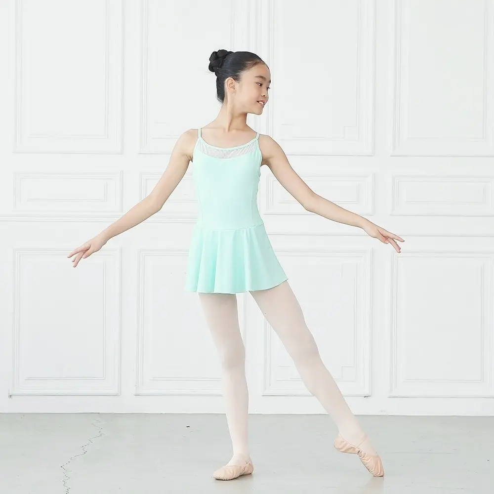 
Performance Girls Camisole Skirt Ballet Leotard Dress 