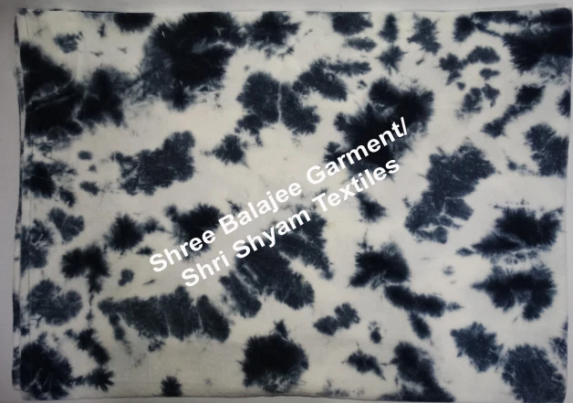 Cotton Velvet Indigo Tie Dye Throw Blankets Azo Free Colors Indian Hand Made 130X170 Cm