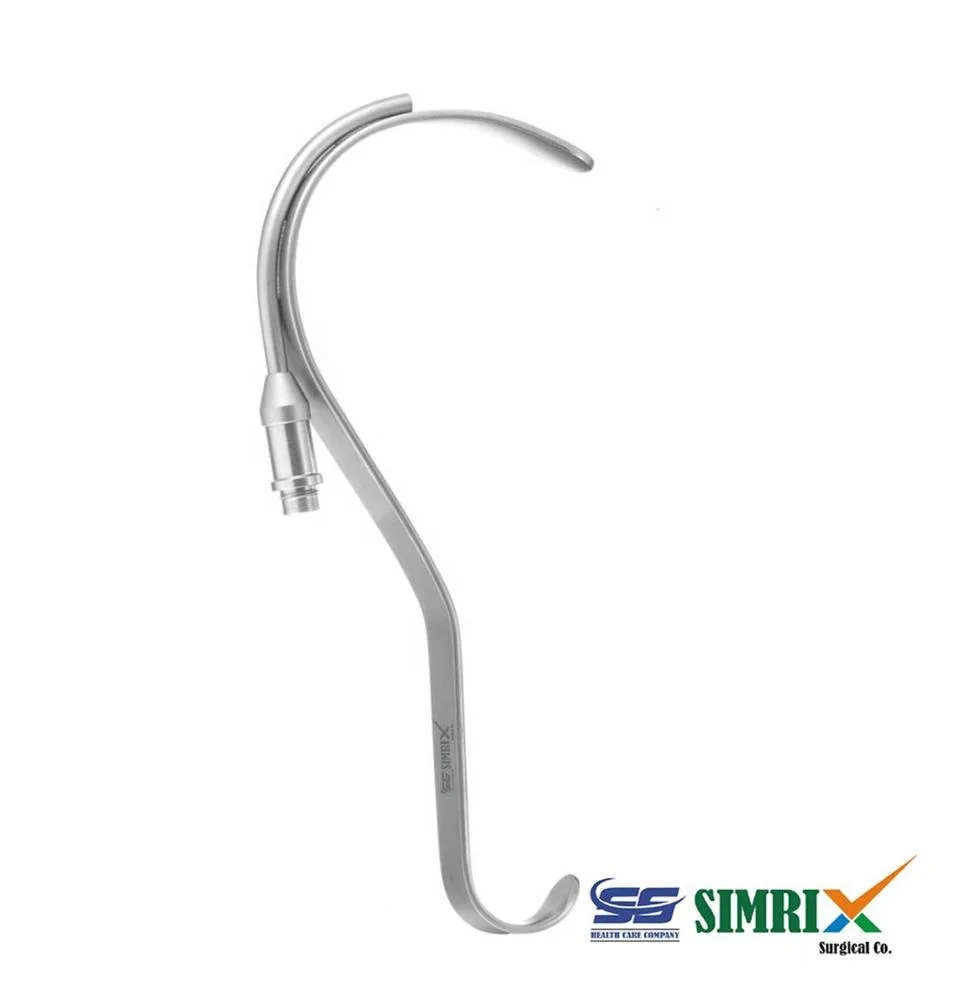 
Deaver Retractor With Fiber Retractor 25mm wide, Plastic Surgery Instruments, Simrix 