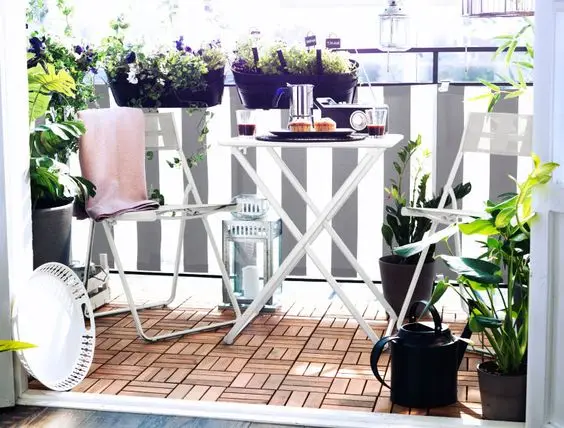 DIY Wood Patio Deck Tiles for Balcony/ Waterproof Vietnam Outdoor Patio Deck Flooring