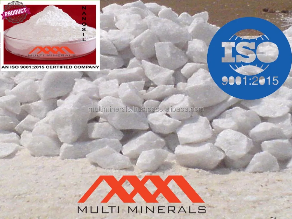 
GLASS GRADE PURE WHITE QUARTZ POWDER 