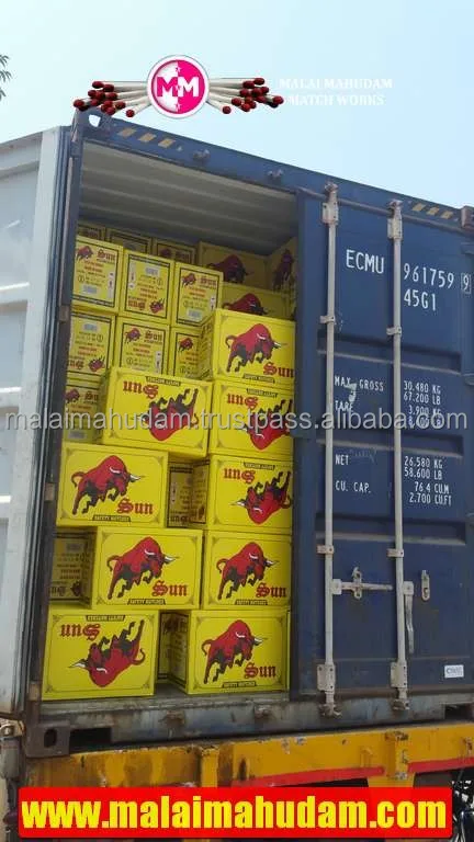 Premium Quality Safety Matches Black & Colorful Stick Match Sticks in Wooden Box for Kitchen Use