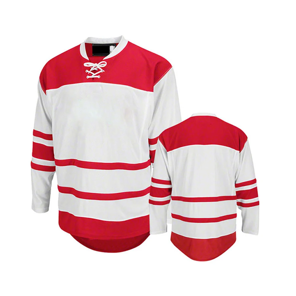 Professional Ice Hockey Uniform 100% Polyester Breathable Comfortable  Custom Color With OEM Services