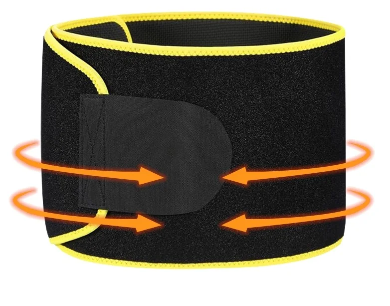 Unisex Hot Neoprene Waist Trimmer Slimming Fitness Belt  Waist Sweat Belt