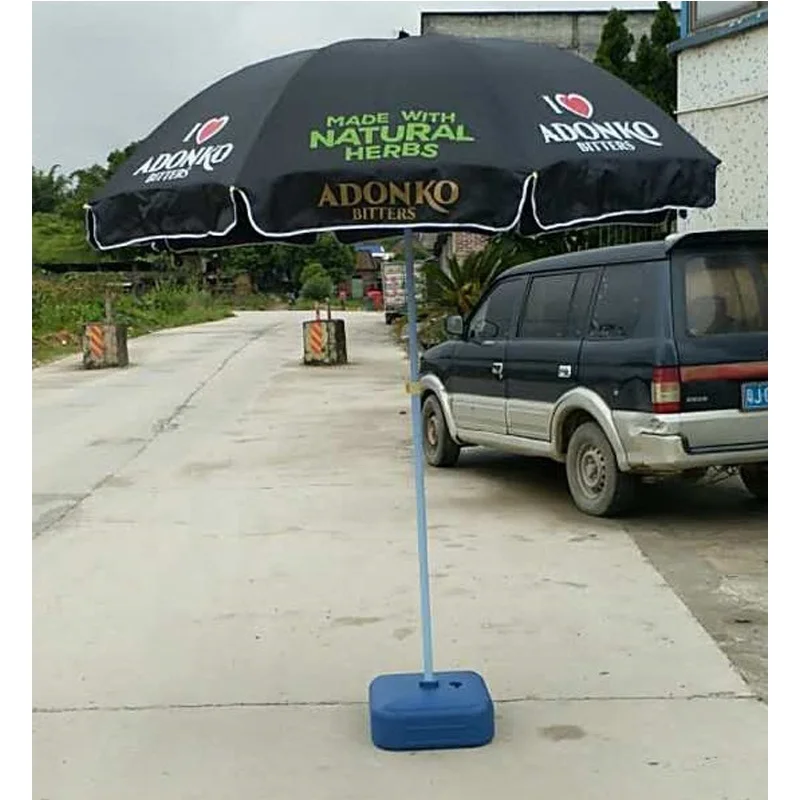 
Guangzhou factory promotional outdoor advertising beach umbrella with custom logo 