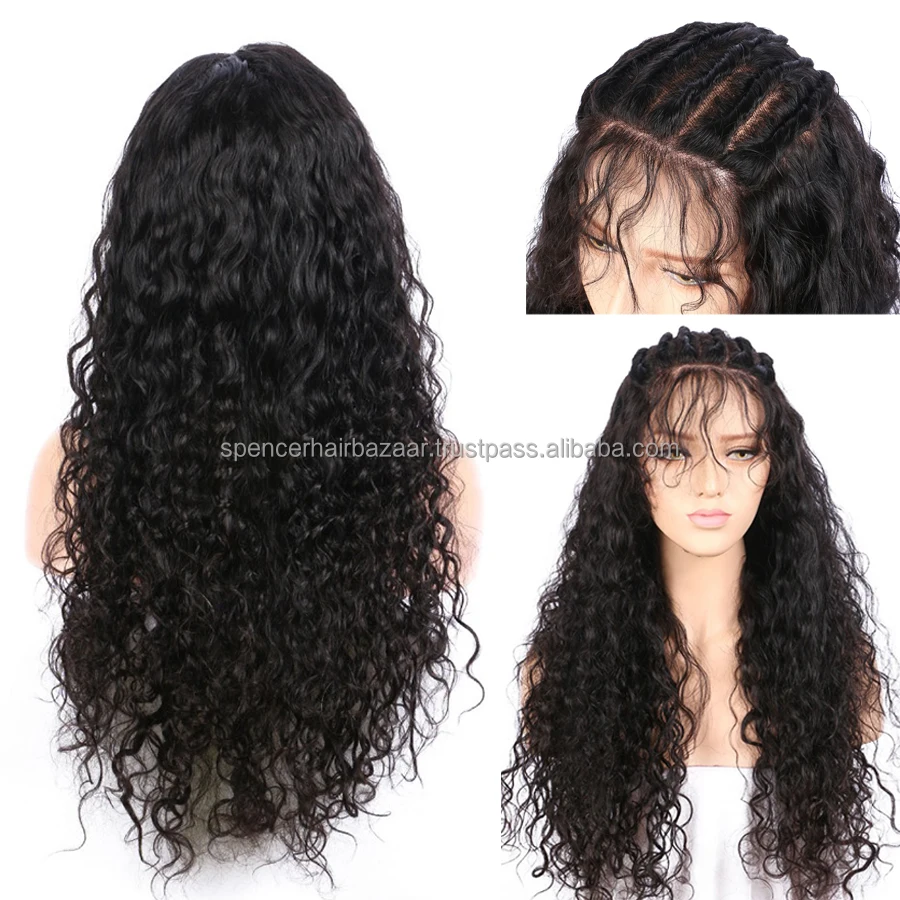 END OF SUMMER OFFER ON NATURAL FULL LACE WIGS INDIAN TEMPLE UNPROCESSED HUMAN HAIR LACE WIGS NATURAL BLACK FREE FEDEX SHIPPING