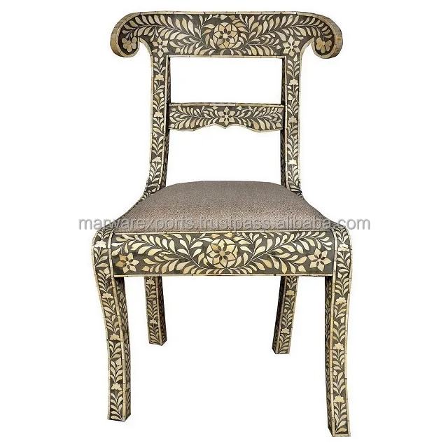 bone inlay dining chair furniture