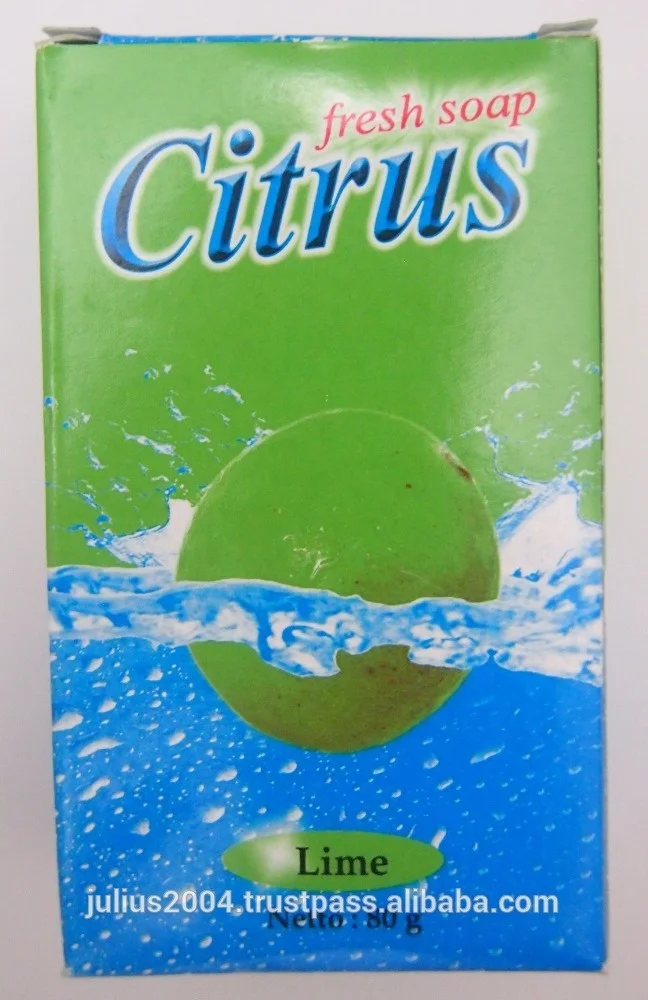 
CITRUS Fruity Soap / Toilet Bath Soap (Box Packing) Fresh and Clean 