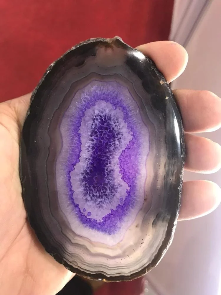 Natural Polished Crystal Stone Agate Slices For Coasters And Jewelry Purposes Handmade Bulk Product