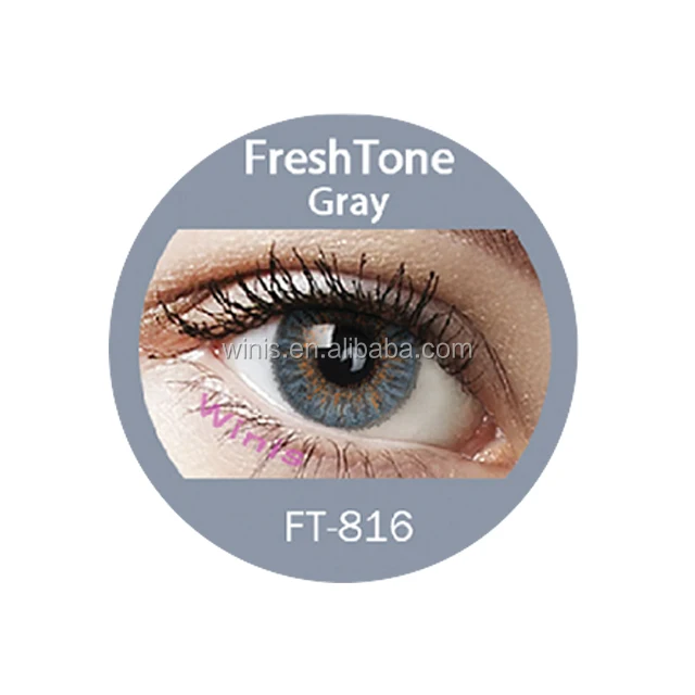 New Look 50 colors Korean Factory price hot selling Natural Look FreshTone color contact lens