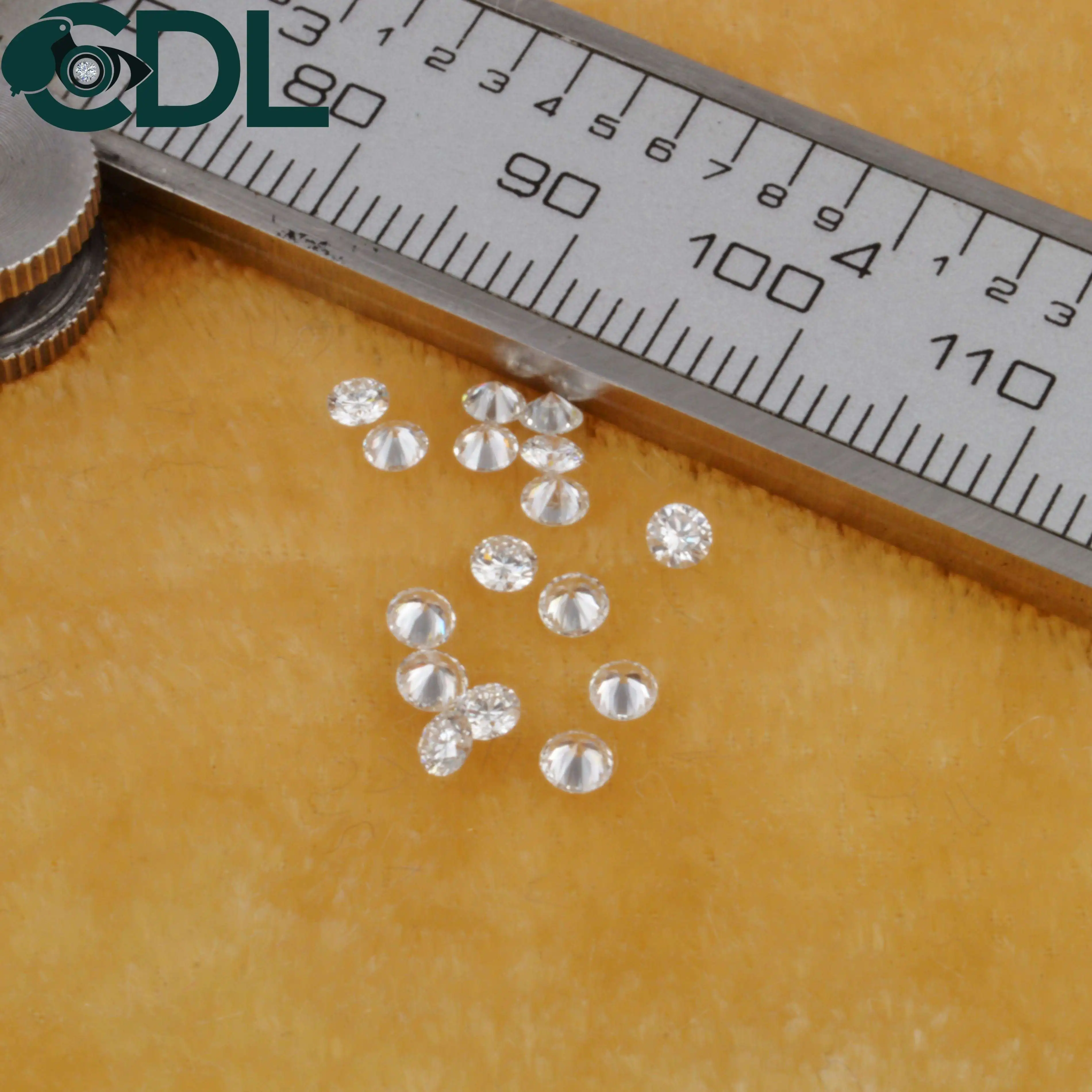 Melee Round Brilliant Cut 2.40 mm D-F SI1-SI2 EX-VG Cut Diamond