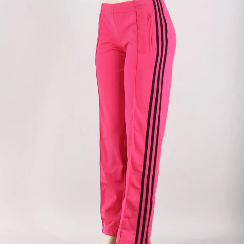 
Women Side Stripe Men Streetwear loose Sweatpants/Fashionable coloured women trousers 