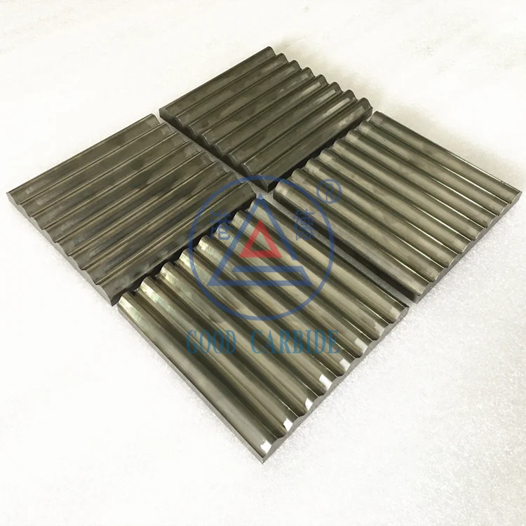 OEM&ODM abrasive tungsten carbide jaw plate hard alloy polysilicon and Monocrystalline silicon crushing jaw plate