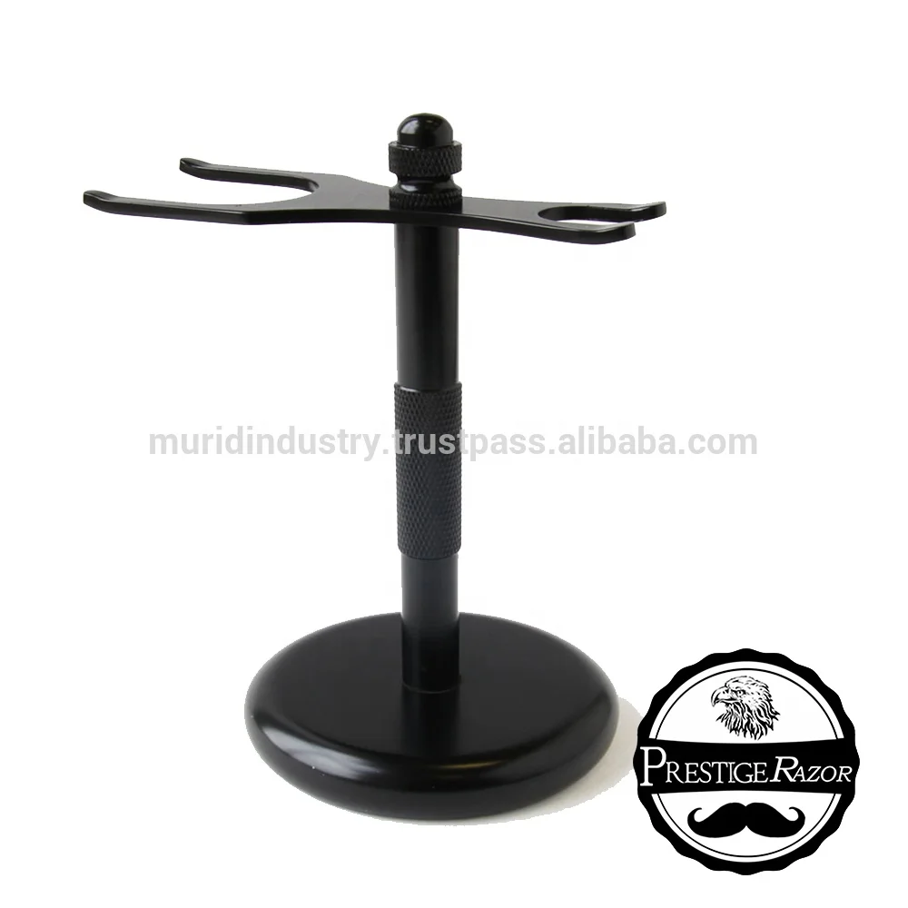 Traditional Black Razor _ Brush Stand
