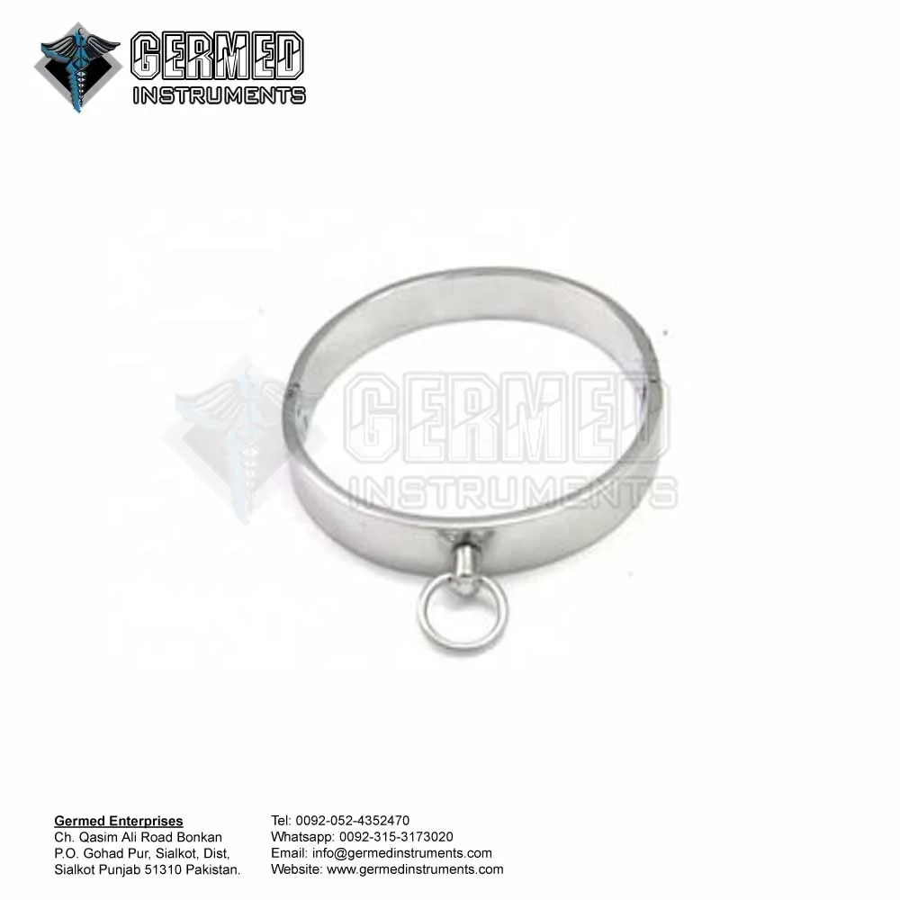 Professional Bondage Fetish Flat Steel Slave Collar / Steel Collar BDSM Toys