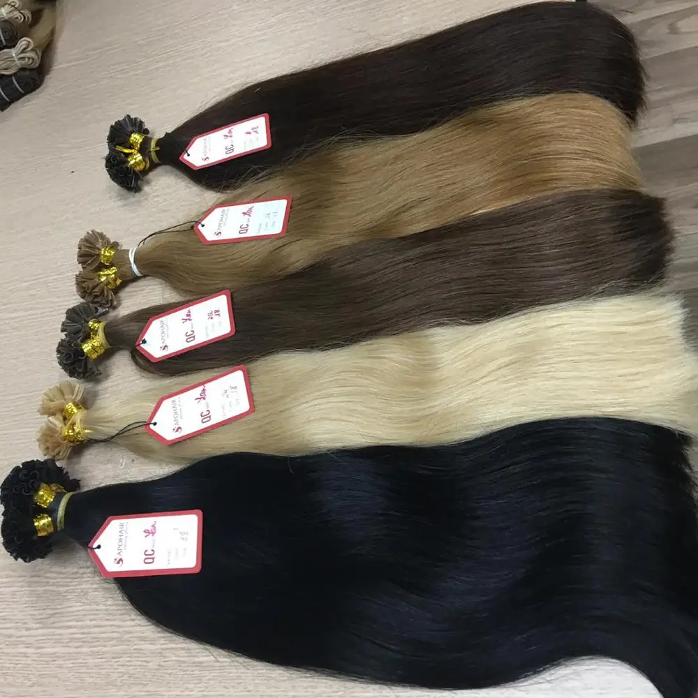 100% VIRGIN REMY HAIR EXTENSIONS ALIGNED CUTICLE U TIPS DOUBLE DRAWN HAIR TOP QUALITY, VIETNAMESE HUMAN HAIR EXTENSION I TIP