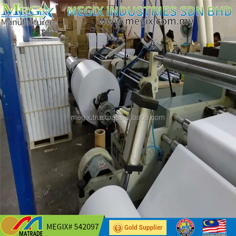 
Professional thermal cash register paper roll for pos printer roll paper from Malaysia factory 