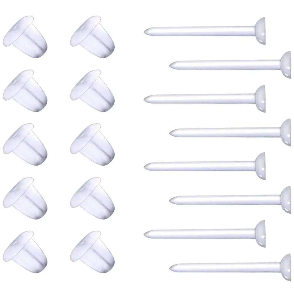 500 набор пластиковых сережек и задней крышки, прозрачные серьги-шпильки, застежки для ушей, защитные застежки для сережек, застежки для сережек