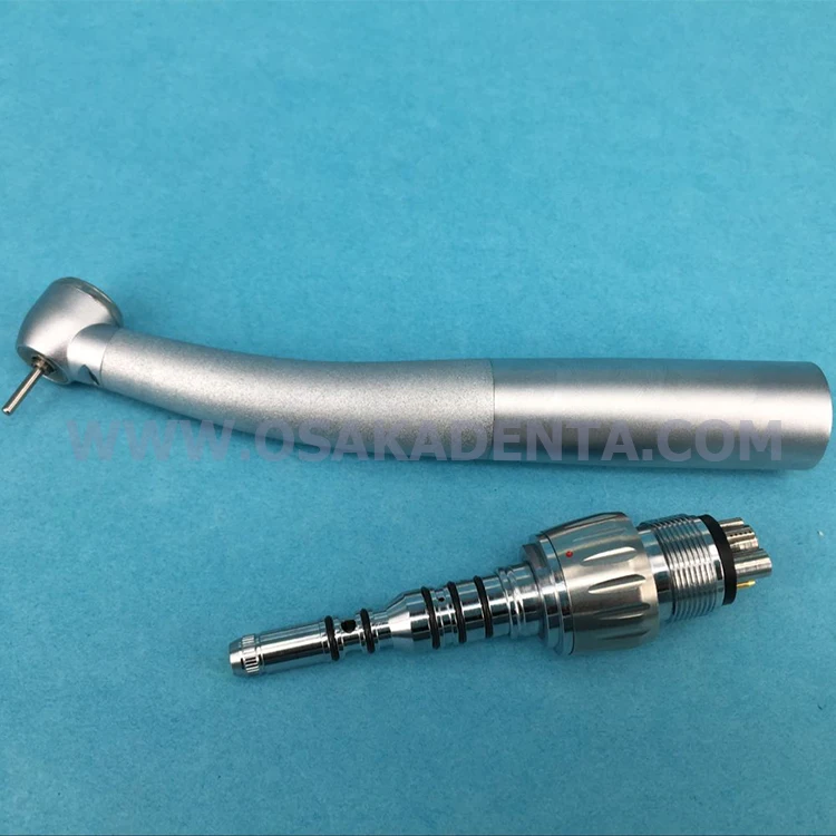 Dental fiber optic handpiece with dental LED fiber optical