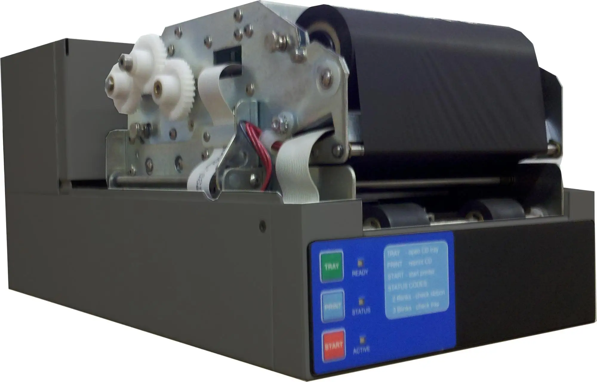 Zeus 2P BD CD DVD Blu-Ray Publisher Duplicator Automated 2-drive w/ Built-In PC, Thermal Printer & 630 Disc Capacity